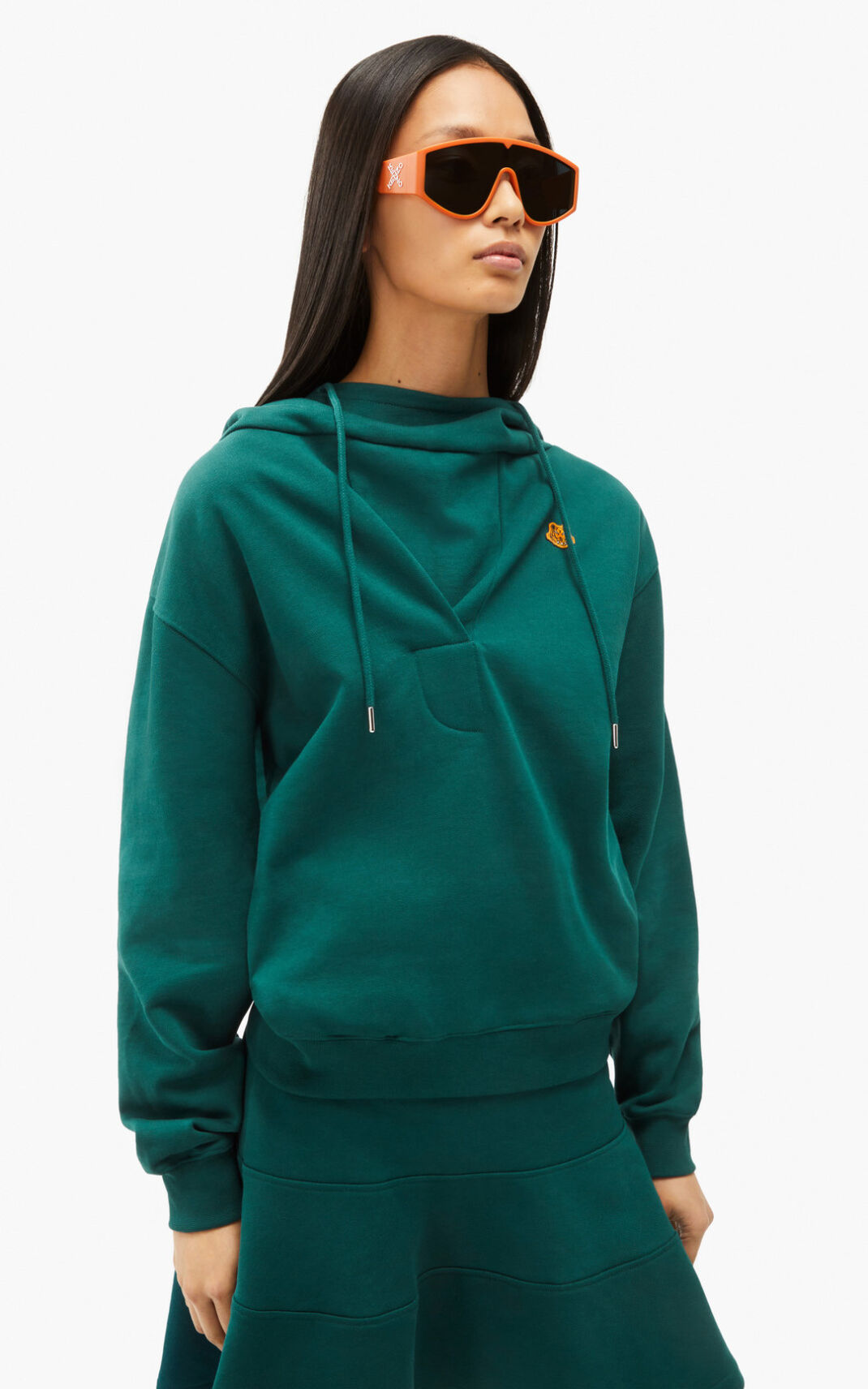 Kenzo Hooded cowl neck Huvtröja Dam | 06213-RPUM